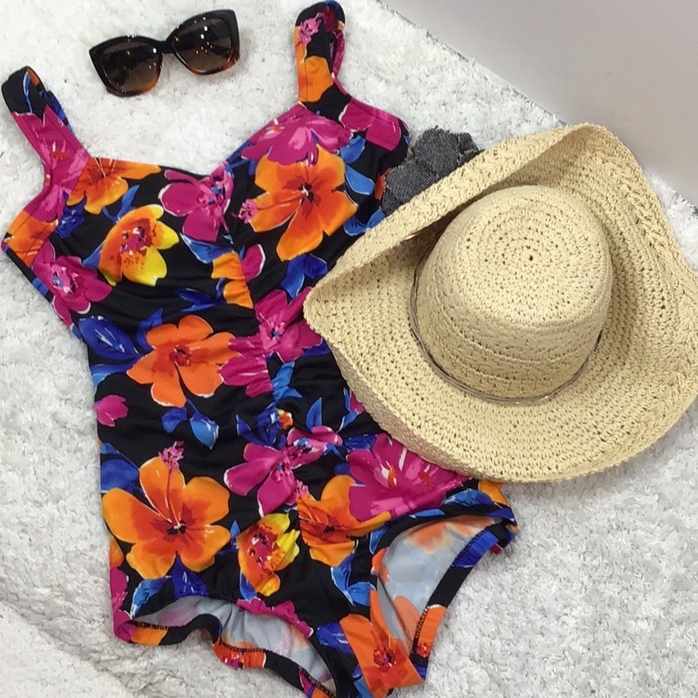 Maxine floral one piece swimsuit